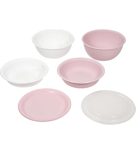 Amazon｜パール金属 ボウル ザル 3点セット 22cm 電子レンジ対応 食洗